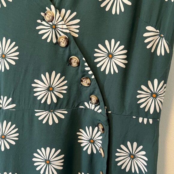Madewell Daisy Button Up Wrap Dress - Picture 4 of 11